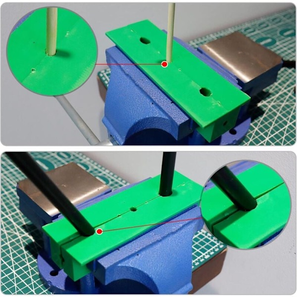 2 st Skruvstyckesbackar Skyddsbackar för Skruvstycken med Magneter bredd 110mm/150mm