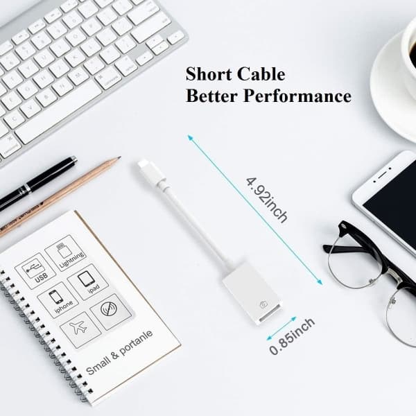 Lightning til USB-kameraadapter til iPhone_yux