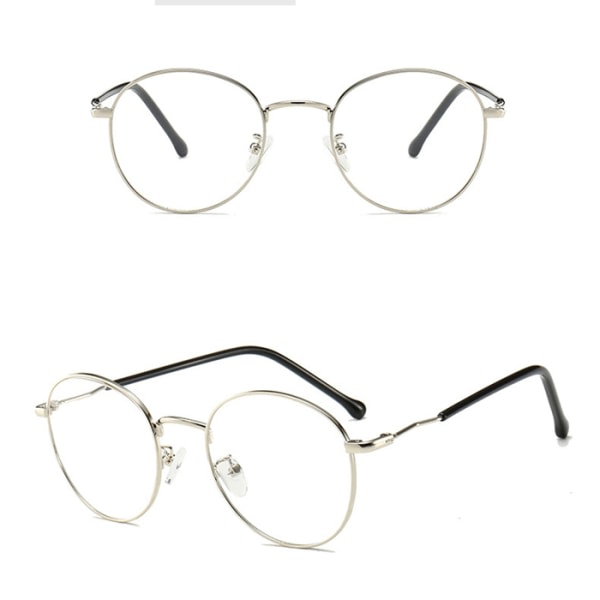 TG Läsglasögon i Klassisk Design (Unisex) Silver -0,5