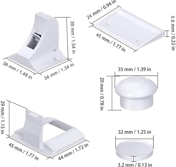Barnsäkra magnetiska skåplås 4-pack - Hög kvalitet - Hållbara - Praktiska