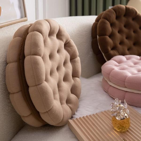 14 tuuman keksimäinen pyöreä koristetyyny Comforta