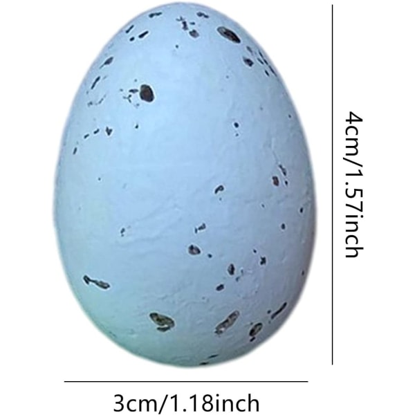 100 stk påske-skum-egg - dekorative pynt