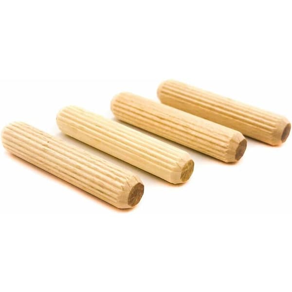 400 stk. treplugger 8 mm x 40 mm - solide bøkeplugger ideelle for trefresebits - egnet for boremal/boreguide