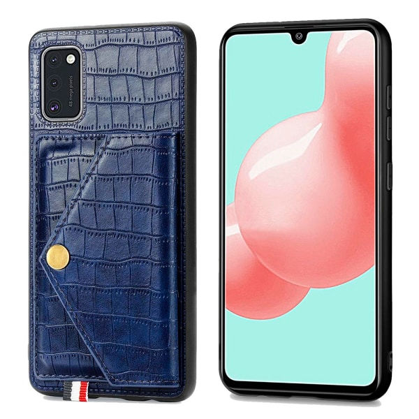 TG Samsung Galaxy A41 - Tänkvärt Skal med Kortfack Roséguld