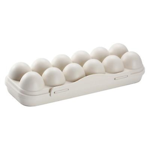 Äggförvaringslåda, äggställ i plast, täckt ägglåda, äggkonserveringslåda