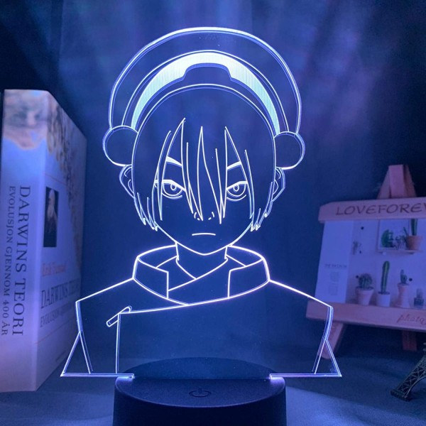 3D-lamppu Avatar: The Last Airbender Toph Beifong kodin sisustukseen