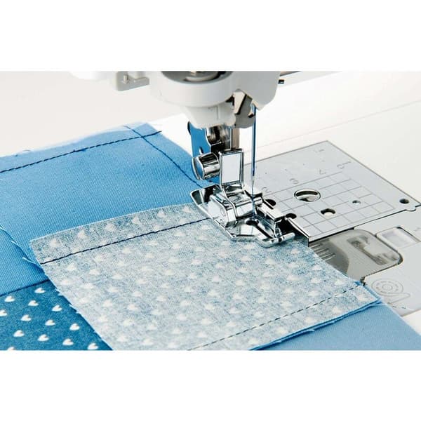 Patchworkfod med 6 mm guide til Alfa, Singer, Brother, Elna, Juki, Lidl symaskiner