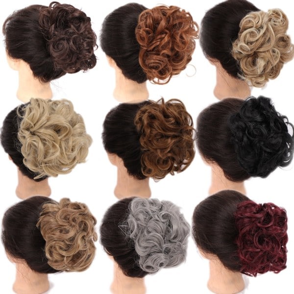 TG Kamklämma Lockig Hårpötkä Chignon-hiukset 27T613 27T613