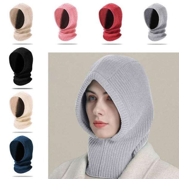 Ski Mask Balaclava Distressed Hat MØRKBLÅ