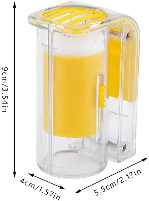 Queen Bee Catcher/Cage - Queen Bee Marking Catcher - Plastic - One-Hand Marker - Plunger Bottle_yux