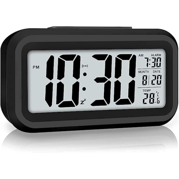 Digital väckarklocka, LED-digital klocka med temperaturvisning