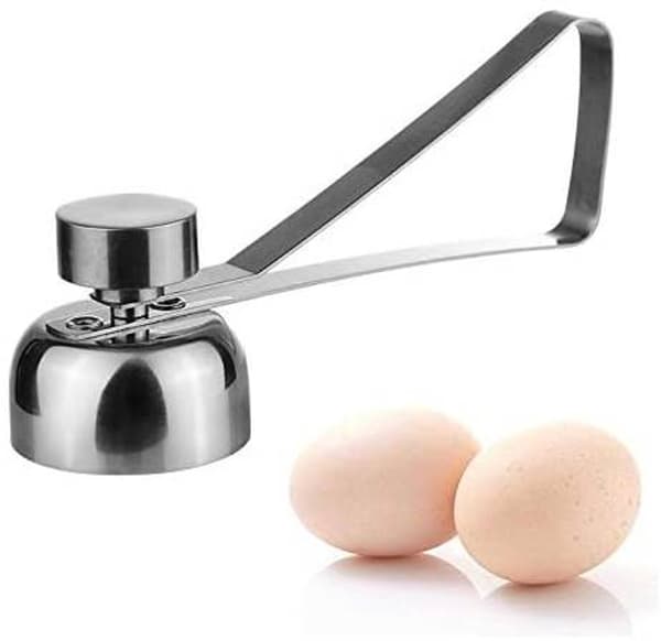 Eggeskallkutter - Eggeskallåpner - Kokte rå egg - Kjøkkenutstyr - Eggeskallåpner - Eggeskallkutter (Dobbelthode)
