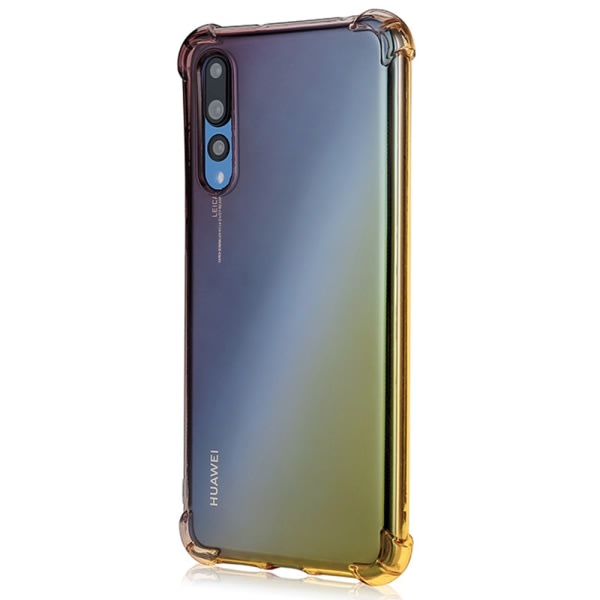 TG Huawei P20 Pro - Iskunvaimennus Air-Bag Silikonikotelo (FLOVEME) Pinkki/Lila