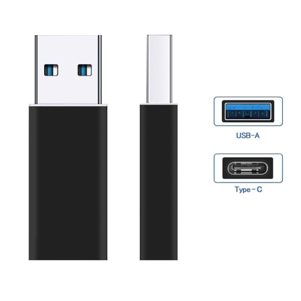 TG USB 3.1 til USB-C Adapter - 5 Gbps Sort