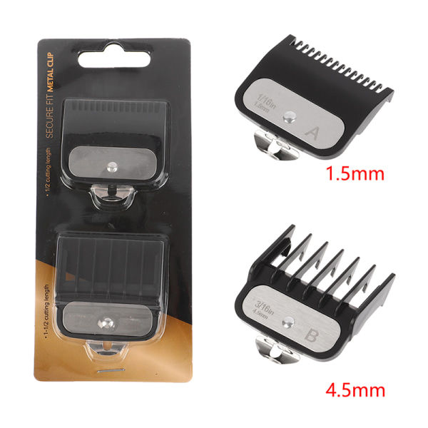 TG 1,5 mm + 4,5 mm Hårtrimmer Guidekam Set Standardskydd Fäst