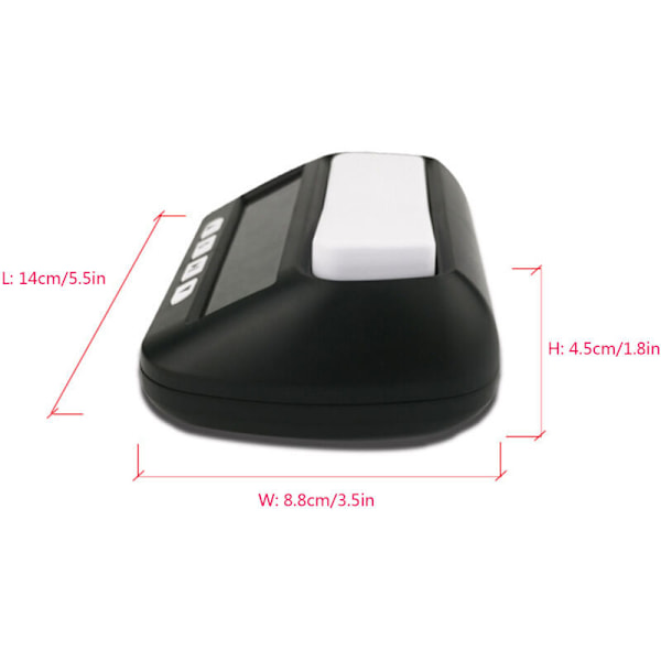 Professionell Schackklocka Portabel Multifunktion 3 i 1 Digital Schacktimer Speltimer, av DEBUNS