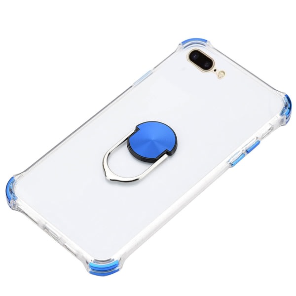 TG Smidigt Smart Silikonskal Ringholdere - iPhone 8 Plus Blå