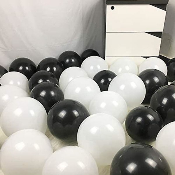 Ballondekoration, sort 100 stk
