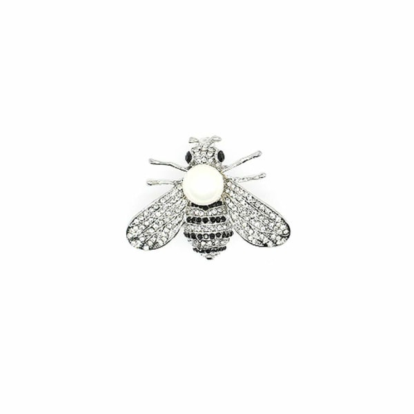 Bee Brosch Emalj Pearl Cartoon Corsage