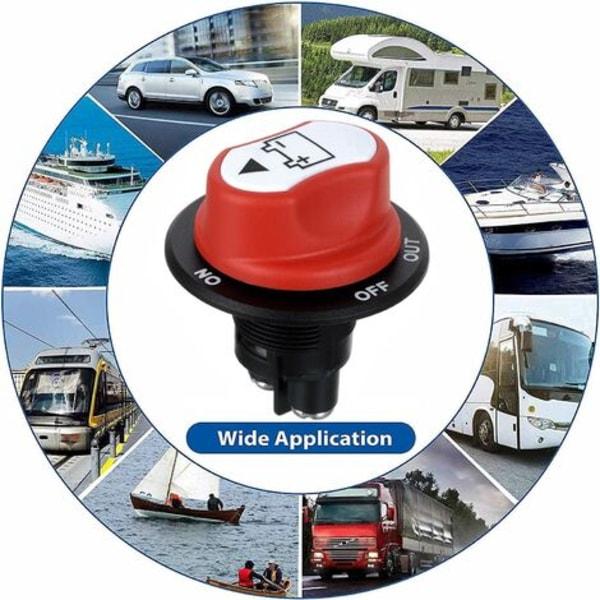 Auton akun katkaisija MAX 50V DC 50A CONT 75A INT Mini auton akun valitsin autolle veneelle moottoripyörälle (50A)