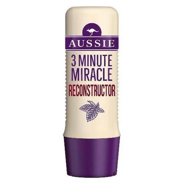 TG Aussie 3 Minute Miracle Reconstructor Dybdegående Balsam til Beskadiget Hår 250ml