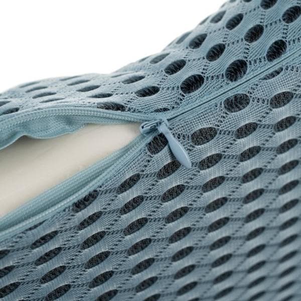 Ortopedinen ristiseläntuki memory foamista | Ergonominen ristiseläntuki sininen