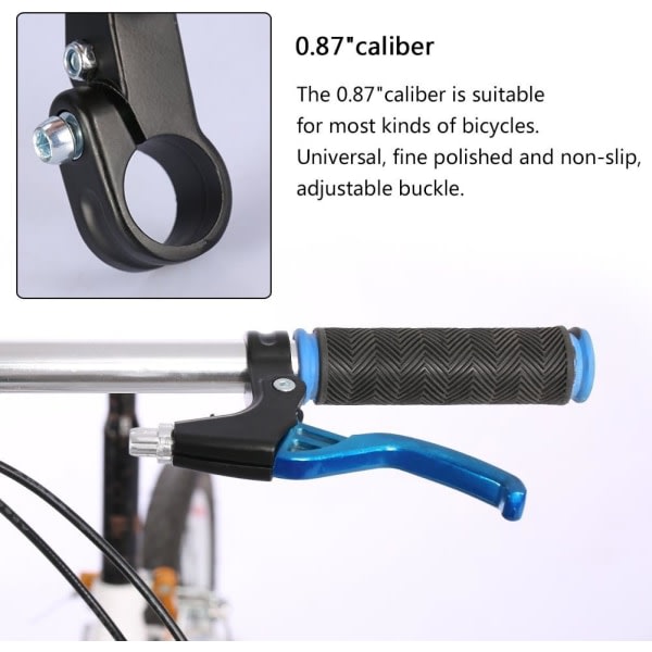 Cykelbremsehåndtag Mountain Road Bike Bremsehåndtag Universal til cykler, aluminiumlegering Cykelbremse 2,2 cm Diameter Et par