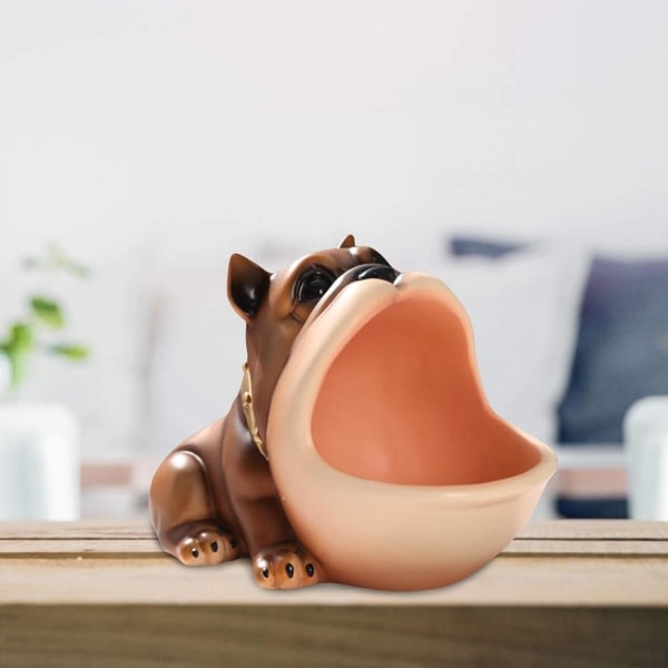 Nyckelförvaringsskål, Big Mouth Hundförvaringsfigur Nordic Decorativ