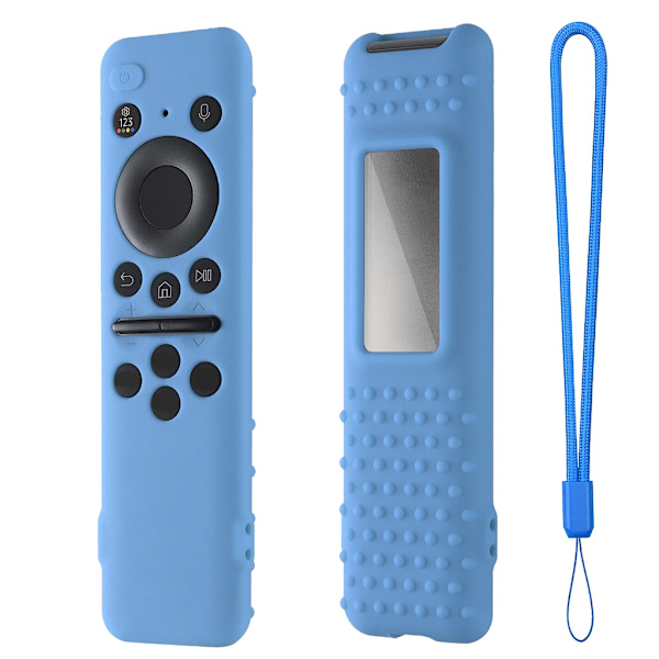 Snyggt skydd för BN59 01432A TV-fjärrkontroll Stötsäkra ärmar i flerfärgad på 0.03 Luminous blue