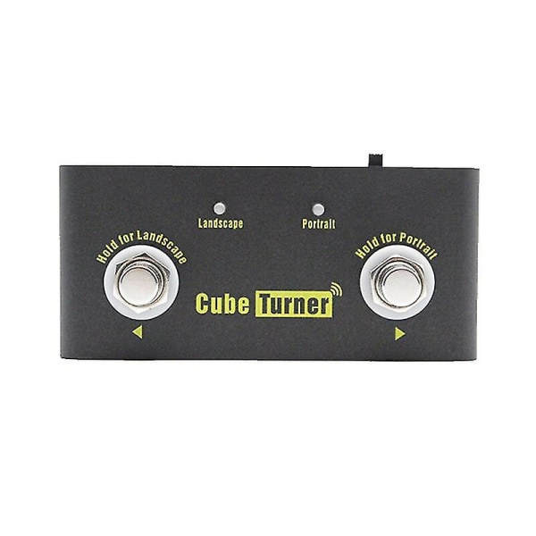 M-vave Cube Turner trådløs sidevenderpedal Oppladbart musikbladvender Støtter Looper-tilkobling Kompatibel med Android Ios Smarttelefoner Bord