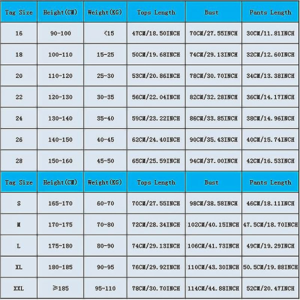 Real Madridin 20-21 Uusi 2-osainen Setti Lapsille ja Aikuisten 18