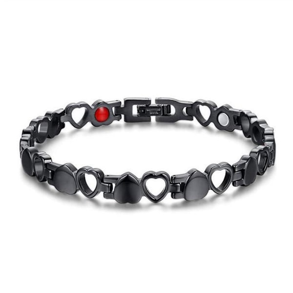 2 stk. Magnetisk armbånd Titan stål MULTICOLOR