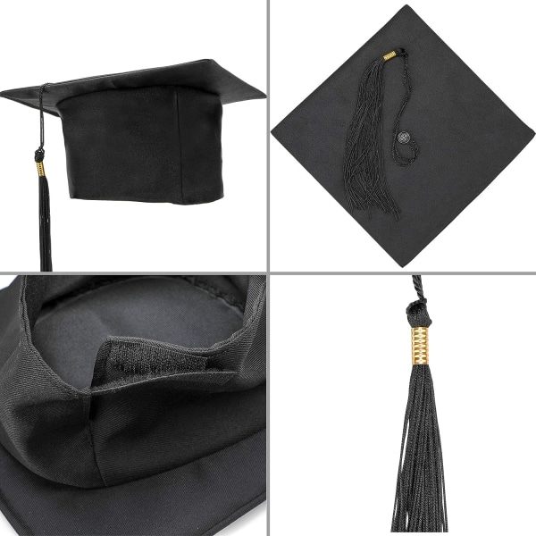 TG Kandidathue Studenthue Sort Hat og Kandidat Sjal til College