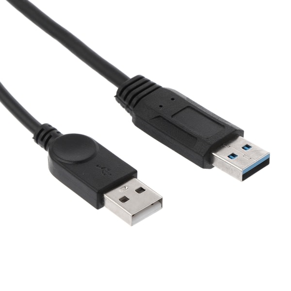USB 2.0 -kaapeli, USB-jakaja, 2 naarasta USB-uros virtalähteellä