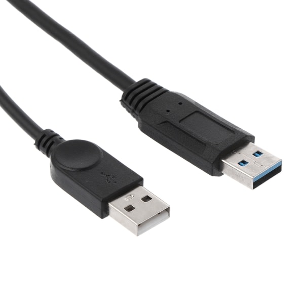 USB 2.0 og kabel USB dobbel splitterkabel 2 med strøm til USB