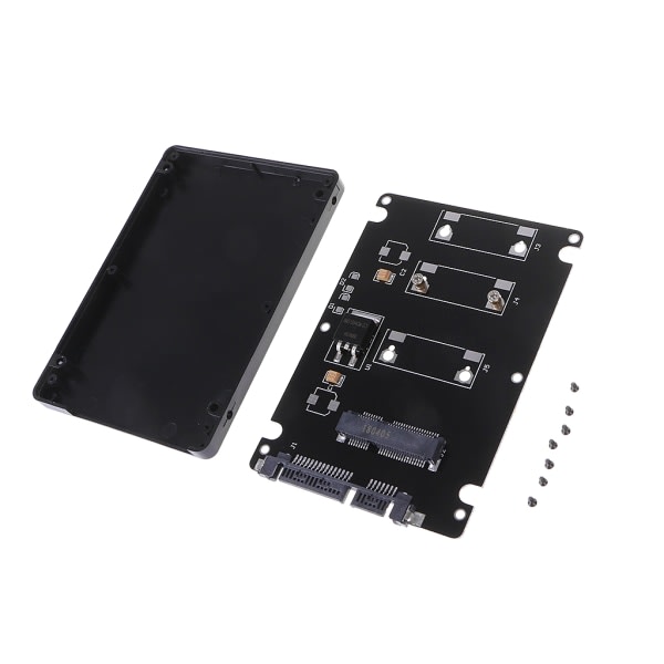 Högkvalitativt hölje Case Converter Adapter Högkvalitativt svart hårddisk Converter Hårddisk med case 7 mm tjocklek