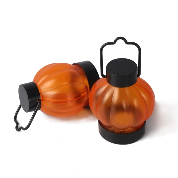 6 stk Halloween-gresskar-lykter, hengende lamper for feriedekorasjoner, elektroniske LED-lys