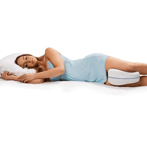 TG Kne- og Benpute i Memory Foam Hvit