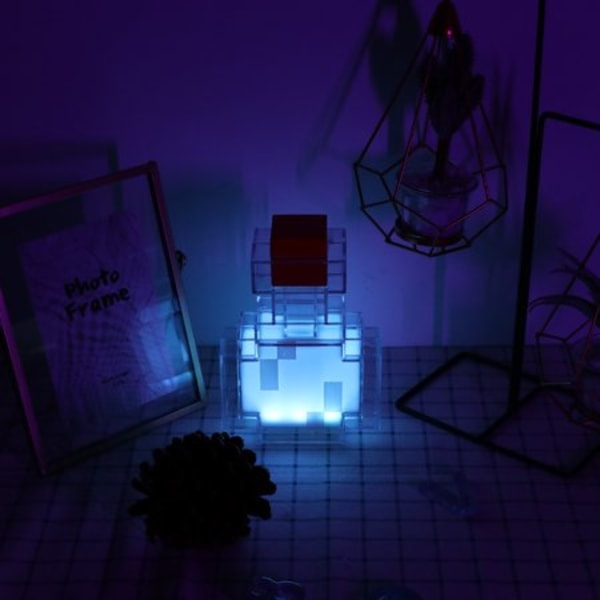 8 farvede Potion Bottle Lampe Enkel til Minecraft Nat 8 farver L