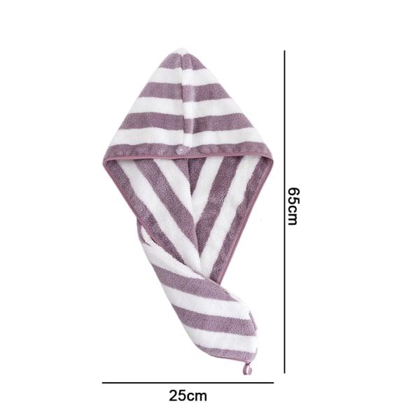 TG 3-pack mikrofiber hårhandduksomslag Superabsorberande stil 2