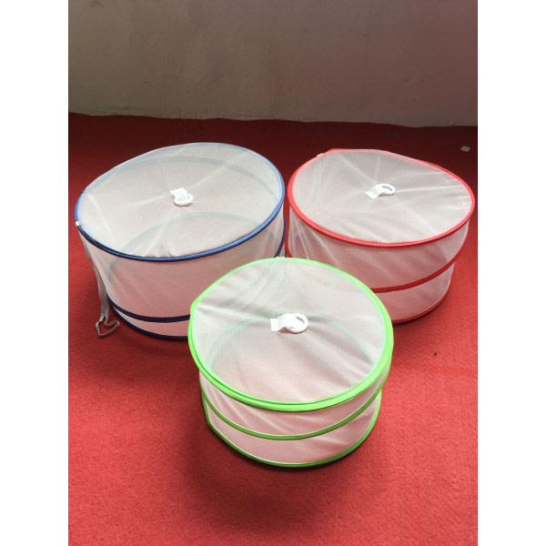 Packbar Vikbar Mesh Matöverdrag - Återanvändbar Pop-Up Matta Cloche för Kök Picknick BBQ Utomhus Matöverdrag