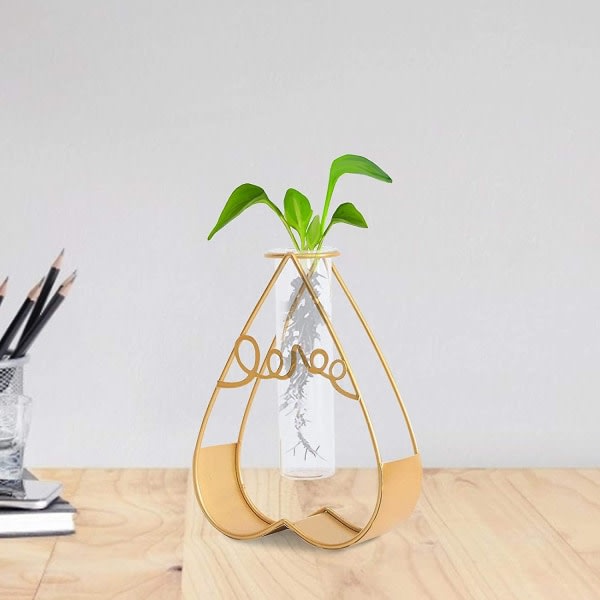 Glasvas Ins Nordic Style Hydroponisk Geometrisk Form Ornament