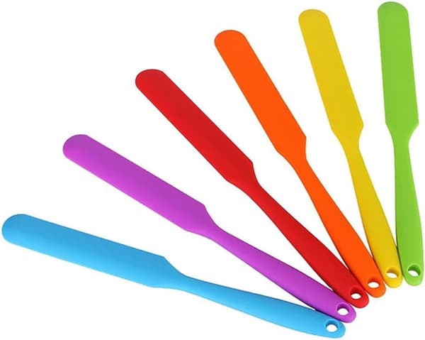 6 Delar - Silikonspatel - Spatelset - Bakspatel - Silikonspatel - Skrapa - Bakspatel