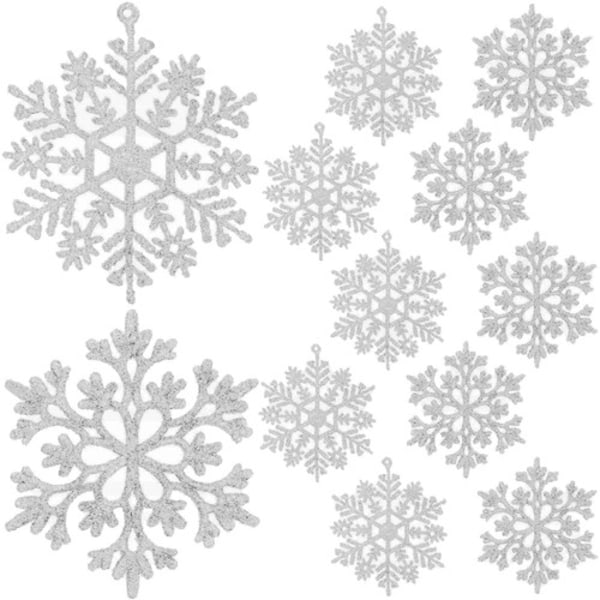 Julekules snøflak - 12 stk 81