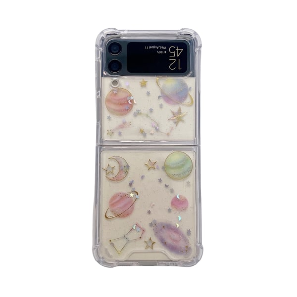 Transparent elastiskt phone case till Galaxy Z Flip 3