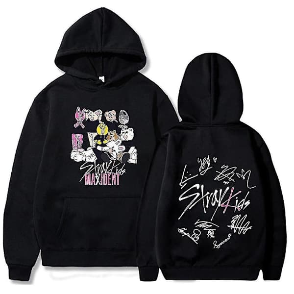 Stray Kids Hættetrøje [HK] sort L black L