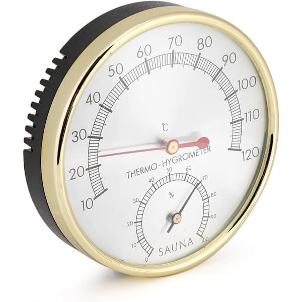 2-i-1 Sauna Termometer-Hygrometer, Tilbehør til Hjemmesauna-yux