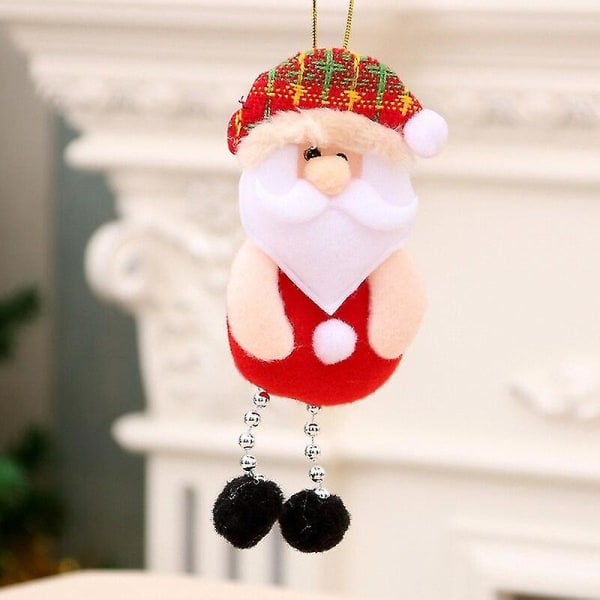 2023 Godt Nytt År Julepynt DIY Julegave Julenissen Snømann Trepynt Dukke Hengepynt for Hjemmet Noel Natal 9