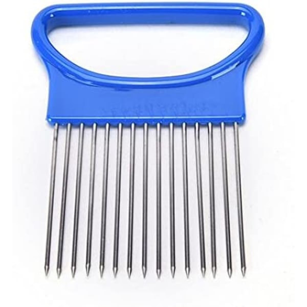 Lökhållare Slicer Rostfritt Stål Stift Grönsak