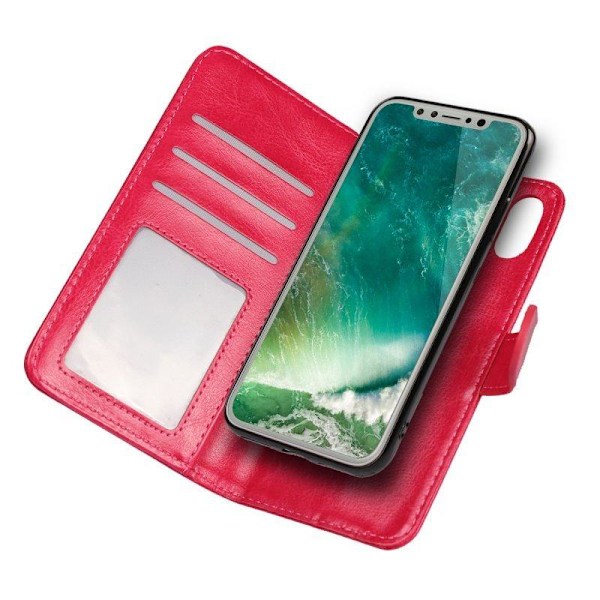 iPhone XR - Kotelo / Magneettikuori 2 in 1 - Vaaleanpunainen Pink Rosa